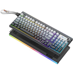 Meetion VibeKey B98 98% Tri-Mode Wireless Bluetooth Wired Membrane Gaming Keyboard -Black