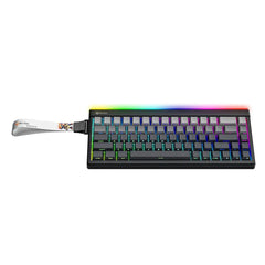 Meetion VibeKeyB68 68% Wireless Membrane RGB Gaming Keyboard -Black