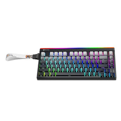 Meetion VibeKeyB75 Compact 75% Wireless Membrane Gaming Keyboard -Black