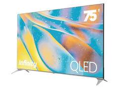 G-Guard LED TV 75Inch, Smart Google licensed TV, QLED, 3HDMI & 2USB, HDR10+ - LED GG-75 CQG Infinity + QLED