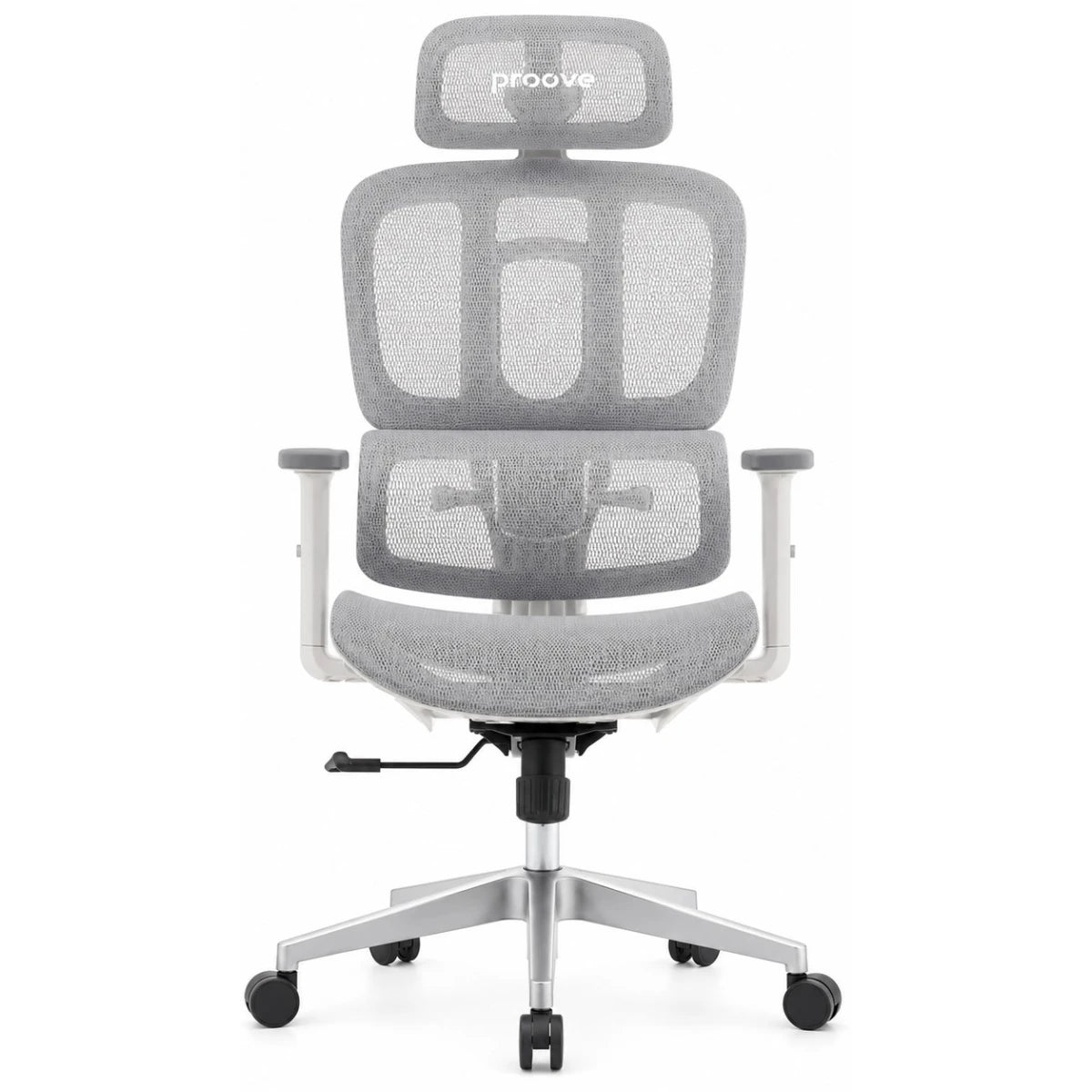 Proove White-collar Ergonomic Office Chair with 3D Armrests – Gray