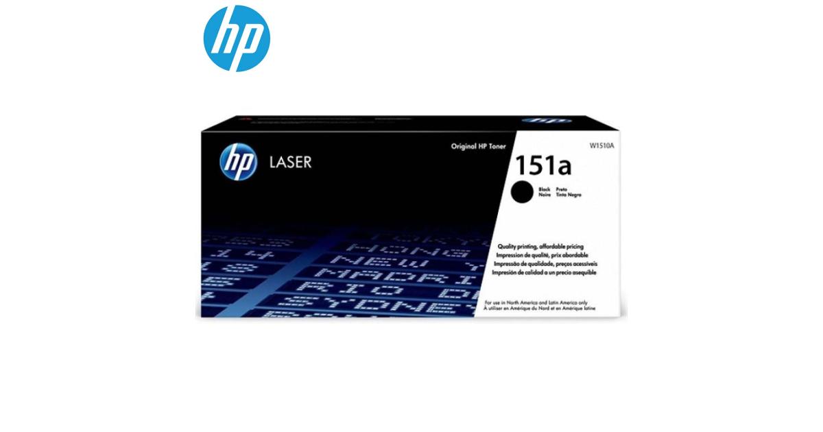 HP 151A Black Original LaserJet Toner Cartridge (W1510A) (Original) with toners and inks hp toners inks