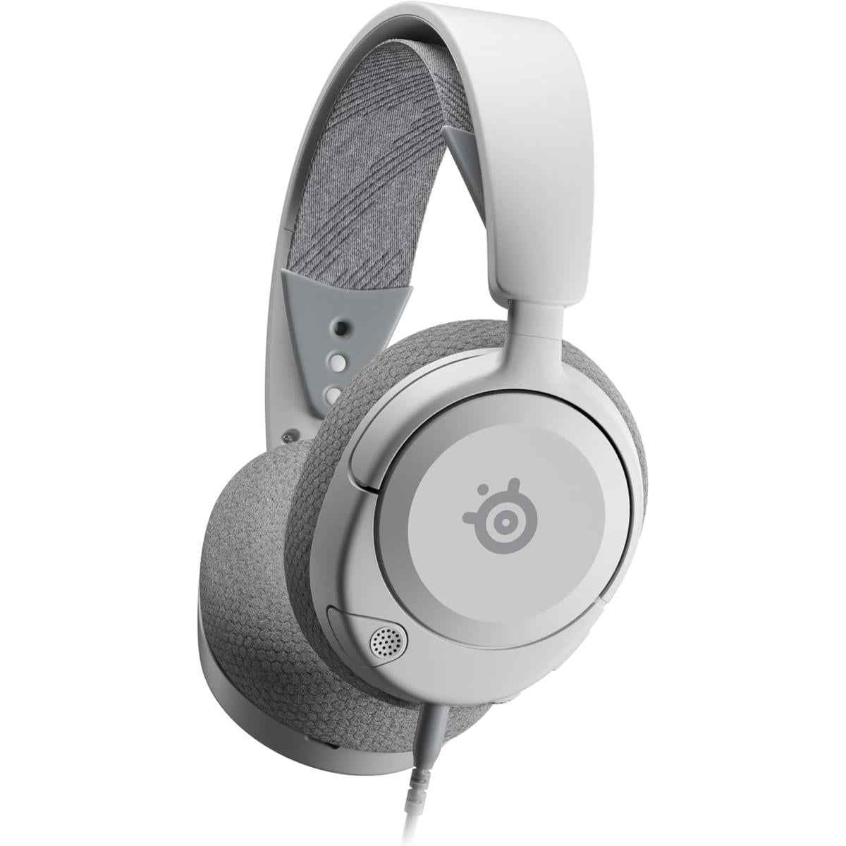 Steel Series Aris Nova 1 Multi System Gaming Headset, Hi Fi Drivers, 360° Spatial Audio, Airweave Memory Foam Ear Cushions, Ultra Lightweight, Pc, Ps5, Ps4, Xbox, White