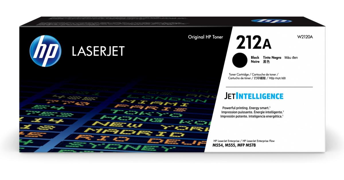 HP 212A Black Original LaserJet Toner Cartridge(W2120A)(Original) - CompuMe