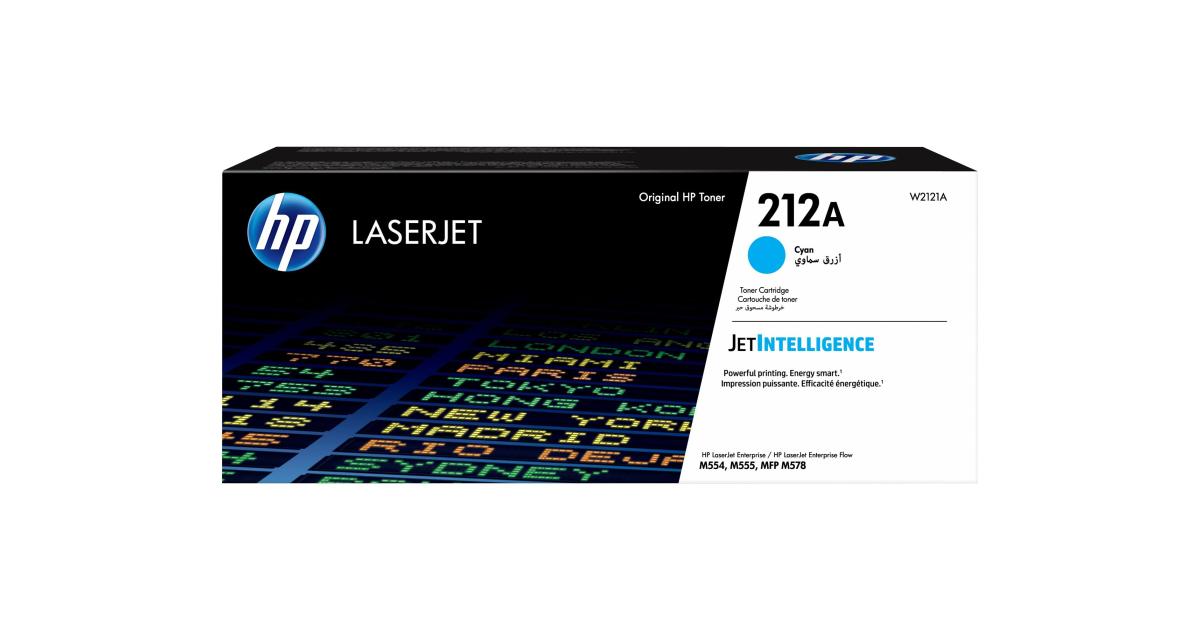 HP 212A Cyan Original LaserJet Toner Cartridge(W2121A)(Original) - CompuMe