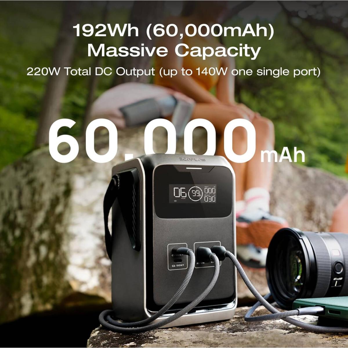 Ecoflow power bank for device charging