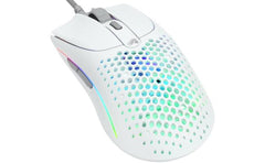 Glorious Model O 2 Wired 59g Ultralight FPS 26,000 DPI Motion Sync 80M Click Rated Switches 6 Programmable Buttons Ambidextrous RGB - Matte White