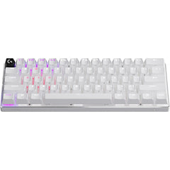 Logitech G PRO X 60 LIGHTSPEED Wireless Ultra Compa TKL 60% Mechanical LIGHTSYNC RGB Dual-Shot PBT Keycaps GX Optical Tactile Switches - White