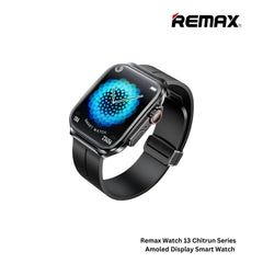 REMAX Watch 13 Chirei Series Amoled Display Smart Watch -Black