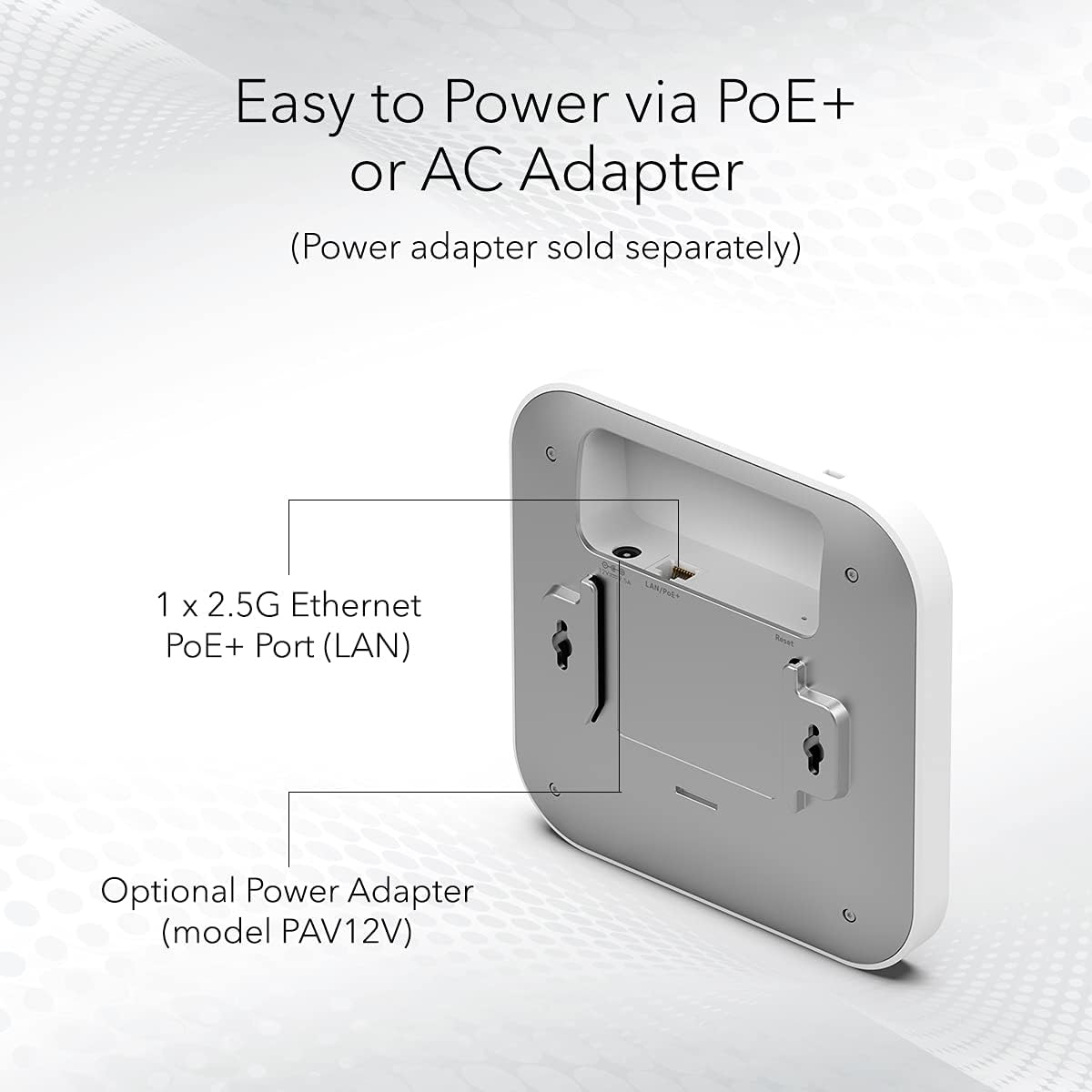 Netgear (wax610) Cloud Managed Access Point Wi Fi 6 Ax1800 Dual Band Poe With A 2.5gbe Port Multi Gig Insight Managed Enterprise Level Security Netgear (wax610) Cloud Managed Access Point Wi Fi 6 Ax1800 Dual Band Poe With A 2.5gbe Port Multi Gig Insight Managed Enterprise Level Security