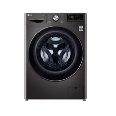 LG WDV1260BRP.ABLPELF Washing Machine and Dryer 12 Kg + 8 Kg, Black