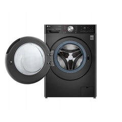 LG WDV1260BRP.ABLPELF Washing Machine and Dryer 12 Kg + 8 Kg, Black