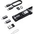 Mcdodo Wf 1720 Multifunional Storage Box for Cable Conneor Sim Ejeor Card Slot Black