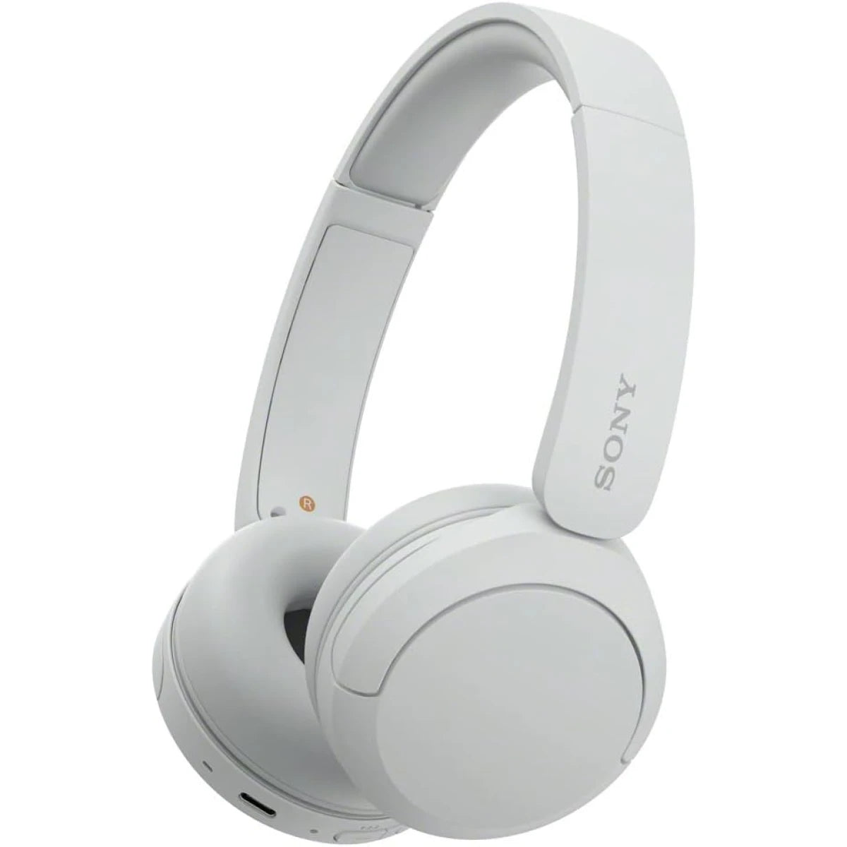 Sony CH520 Wireless Headphones, Bluetooth 5.2, 2.4GHz Band Frequency, Up to 40 Hours Continuous Communications, Up to 3 Hours Charing Time, White