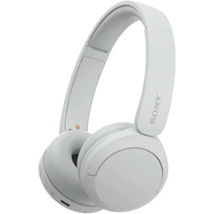 Sony CH520 Wireless Headphones, Bluetooth 5.2, 2.4GHz Band Frequency, Up to 40 Hours Continuous Communications, Up to 3 Hours Charing Time, White