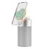 Wiwu Wi W022 3 In 1 Multifunional Wireless Charger 15w Fast Charging with Ambient Light Bluetooth Speaker 5w 360° Surround Sound White
