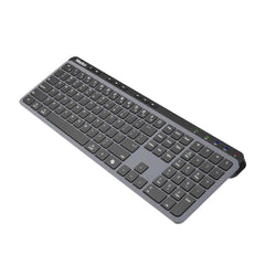 Meetion WK330 Rechargeable 2.4G & Bluetooth Dual Mode Wireless Ultra Thin Full Layout Keyboard