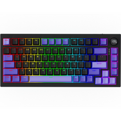 Proove Gaming Coupe 75% Tri-Mode Wireless Mechanical Keyboard Huano Kobe – English Layout, Black/Purple (WKCPEN022416)