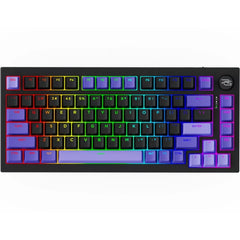 Proove Gaming Coupe 75% Tri-Mode Wireless Mechanical Keyboard Huano Kobe – English Layout, Black/Purple (WKCPEN022416)