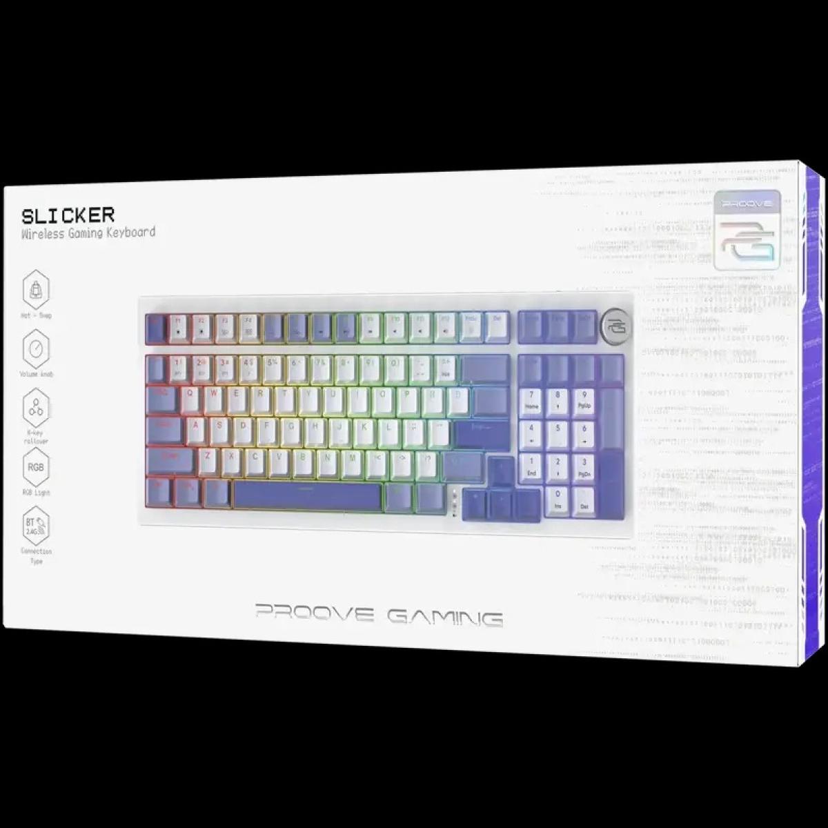 Proove BT5 RGB wireless mechanical gaming keyboard for computer setup