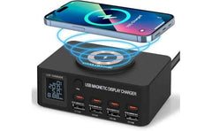 9 In 1 Wlx 818d+ Usb Magnetic Wireless Charging Station 140w