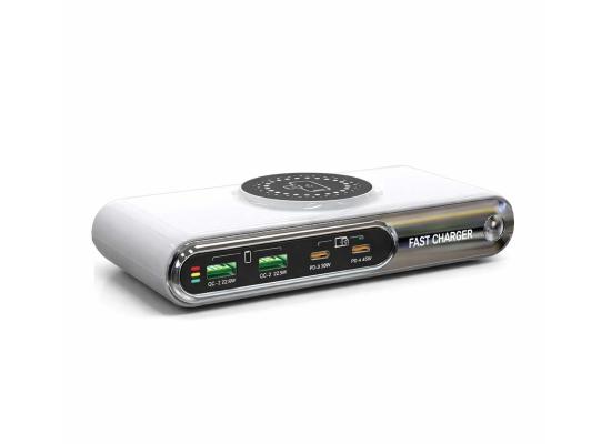 HAING YMX-908-440W 8 Port USB Fast Charging Station 440W EU Plug