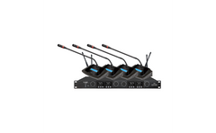 Aisp Wm 6214 4 Channel Uhf Wireless Conference Microphone, networking