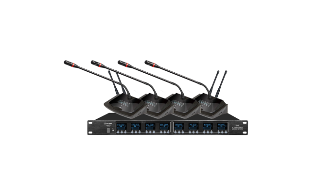 Aisp Wm 6218 8 Channel Uhf Wireless Conference Microphone, networking