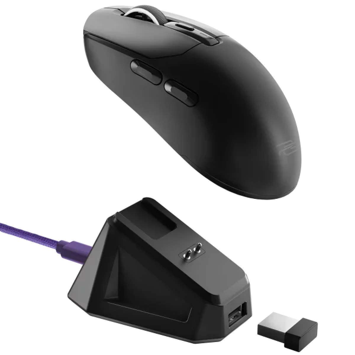 Proove Gaming Rate Pro Tri-Mode Wireless Gaming Mouse 26000 DPI with Charging Dock – Black (WMRPCD022001)