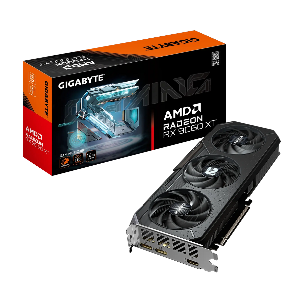Gigabyte Radeon Rx 9060 Xt Gaming Oc 16gb Gddr6 Graphics Card