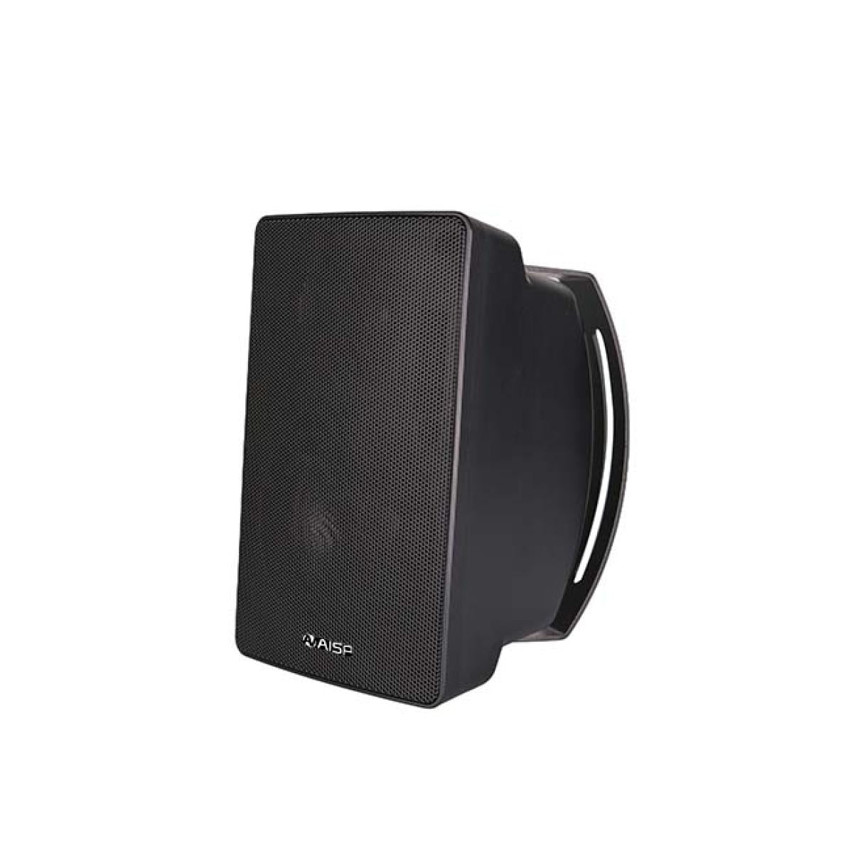 AISP WS-6560 6.5" 1" Indoor Wall Mount Speaker with Power 60W -Black