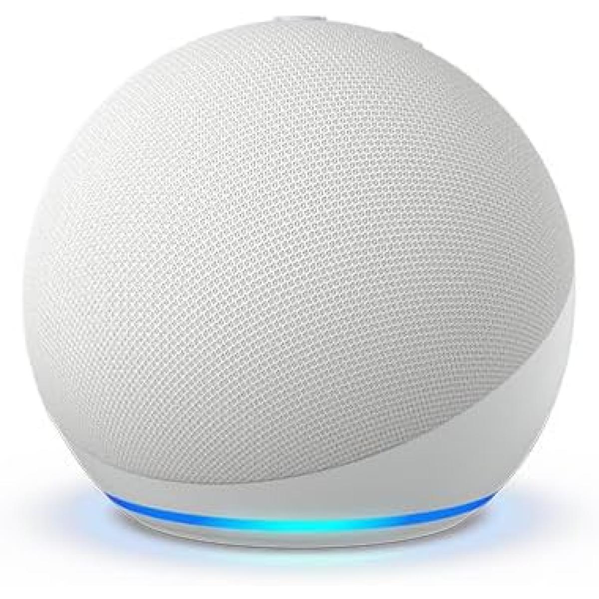 Amazon Echo Dot (5th Gen) Smart Speaker with Alexa - Glacier White