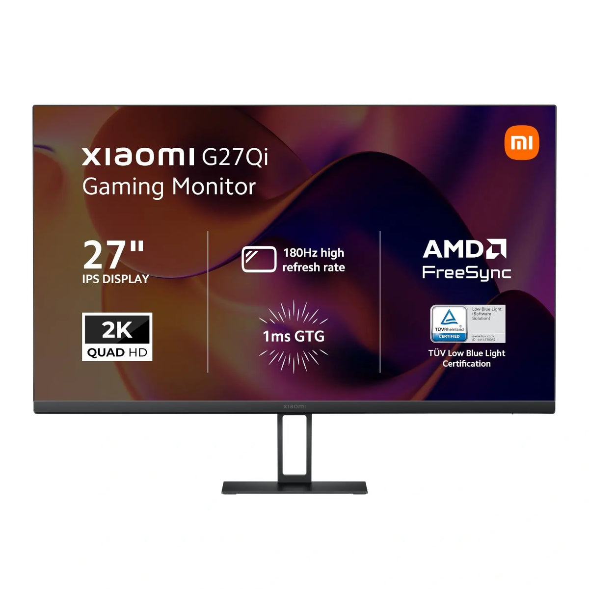 Xiaomi G27qi 27 Inch Wqhd 2k 1ms Fast Ips 180hz Gaming Monitor