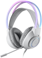 Redragon H231 SCREAM Wired Gaming Headset WHITE - CompuMe