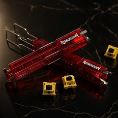 Redragon 2 in 1 Keycap Puller Hot-swappable Keyboards Switches Remover for Mechanical Keyboards Shaft Removal Replacement Tool