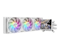 THERMALTAKE STEEL SHADOW FROST CPU WATER COOLING 360 LCD - WHITE