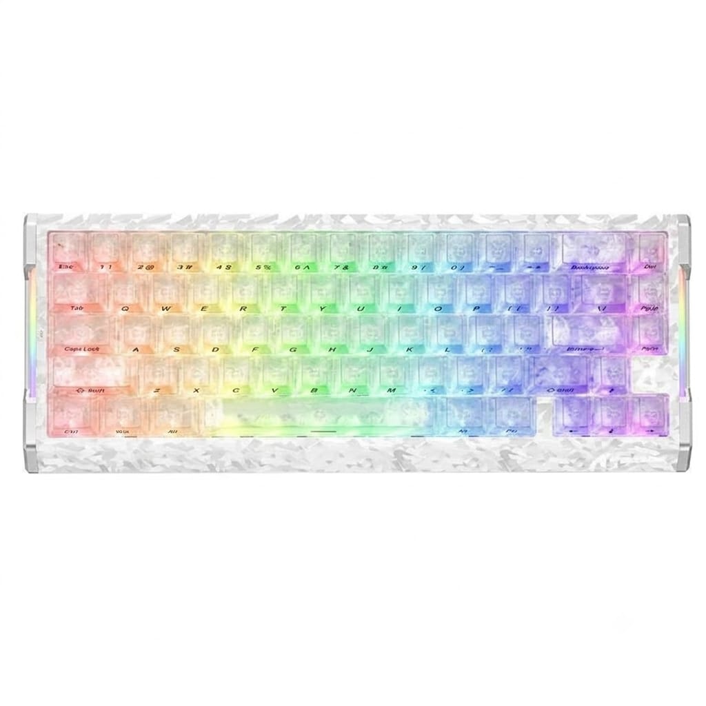 Attack Shark R68 HE Carbon Fiber Magnetic Switch Wired Keyboard – Rapid Trigger, 8000Hz, Ice Ninja