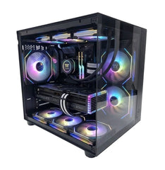 THERMALTAKE WATER CUBE MINI MATX GLASS GAMING CASE - White
