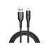 Wiwu Wi C042E A L 2.4a Charging Cable USB A to Lightning Data Transfer Cable 1 meter Black