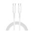 Wiwu Wi C04зe Starlink 60w Fast Charging & Durable Cable with USB - C to USB - C Cable 1 meter White