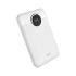 Wiwu Wi P022 Galaxy Power Bank 22.5w, 10000mah Fast Charging, with Dual Built In Charging Cable Type C + Lightning White