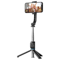 Wiwu Wi Se001 Detachable Tripod Selfie Stick For Cell Phone Selfie Stick Tripod With Detachable Phone Holder, Aluminium Selfie Stick, 360 Rotation Extendable Phone Tripod - CompuMe