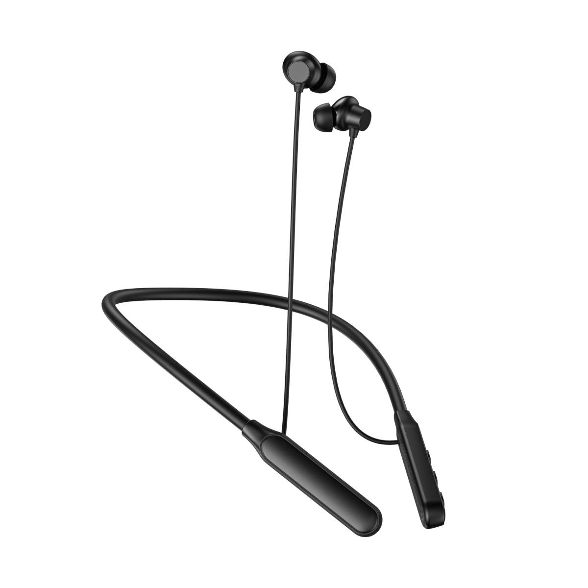 Wiwu GB01 Flex Wireless Earphones, Bluetooth 4.2, Hifi Clear Voice, Long Life Battery, Up to 30 Hours Music Time Black