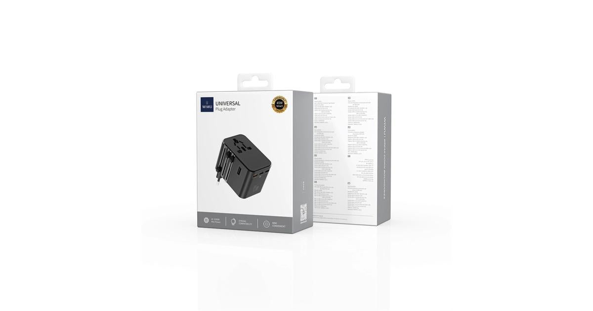 WiWU Wi - UA006 45W GaN Universal Plug Adapter