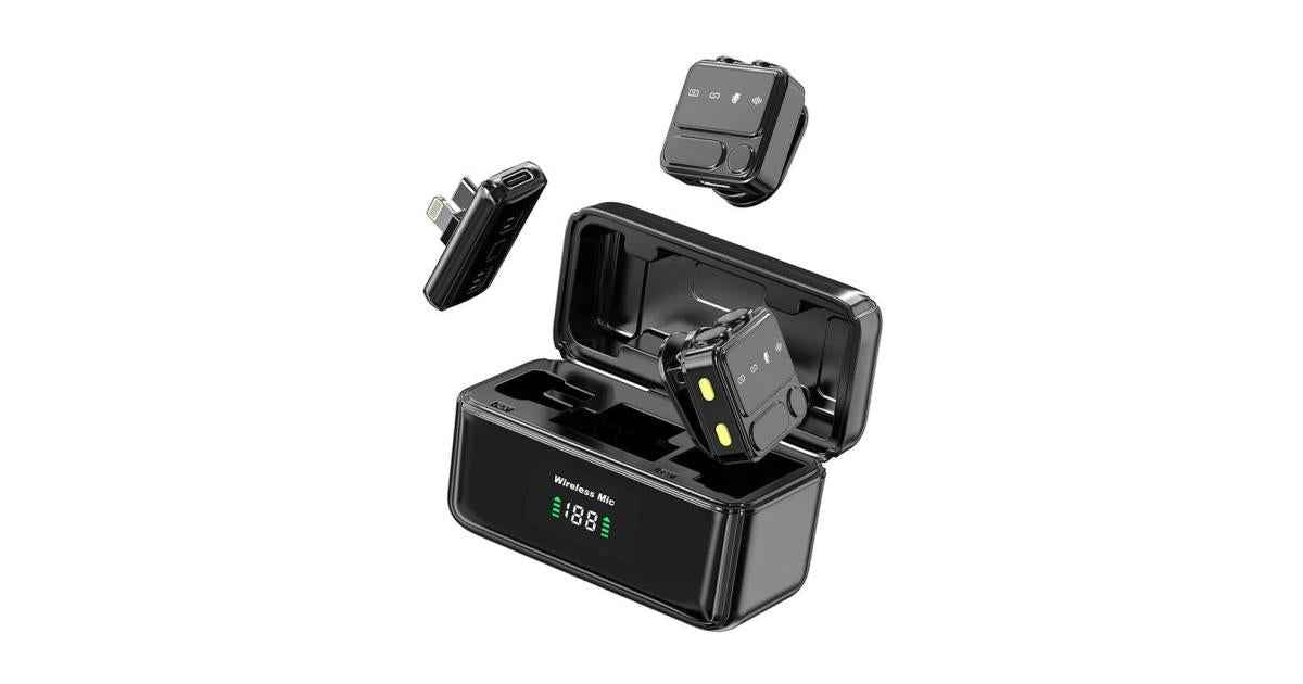 WiWU Wi-WM005 Bluetooth 5.3 Lavalier Microphone