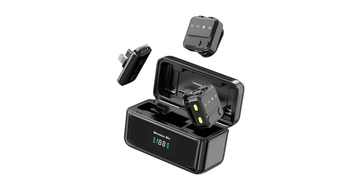 WiWU Wi-WM005 Bluetooth 5.3 Lavalier Microphone