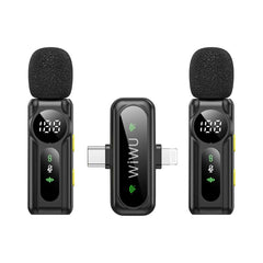 WiWU Wi-WM007 Dual Wireless Lavalier Microphone