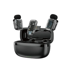 WiWU Wi-WM008 Dual Wireless Lavalier Microphone
