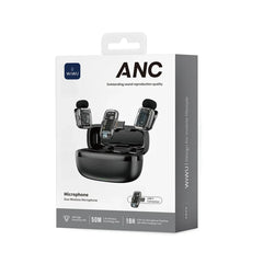 WiWU Wi-WM008 Dual Wireless Lavalier Microphone