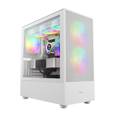 GAMDIAS TALOS M3 MESH ARGB MID TOWER GAMING CASE - WHITE